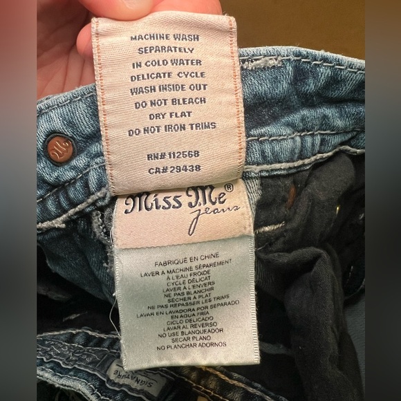 Miss Me Blue Jeans Women’s Size 27 bootcut Y2K - Picture 8 of 8